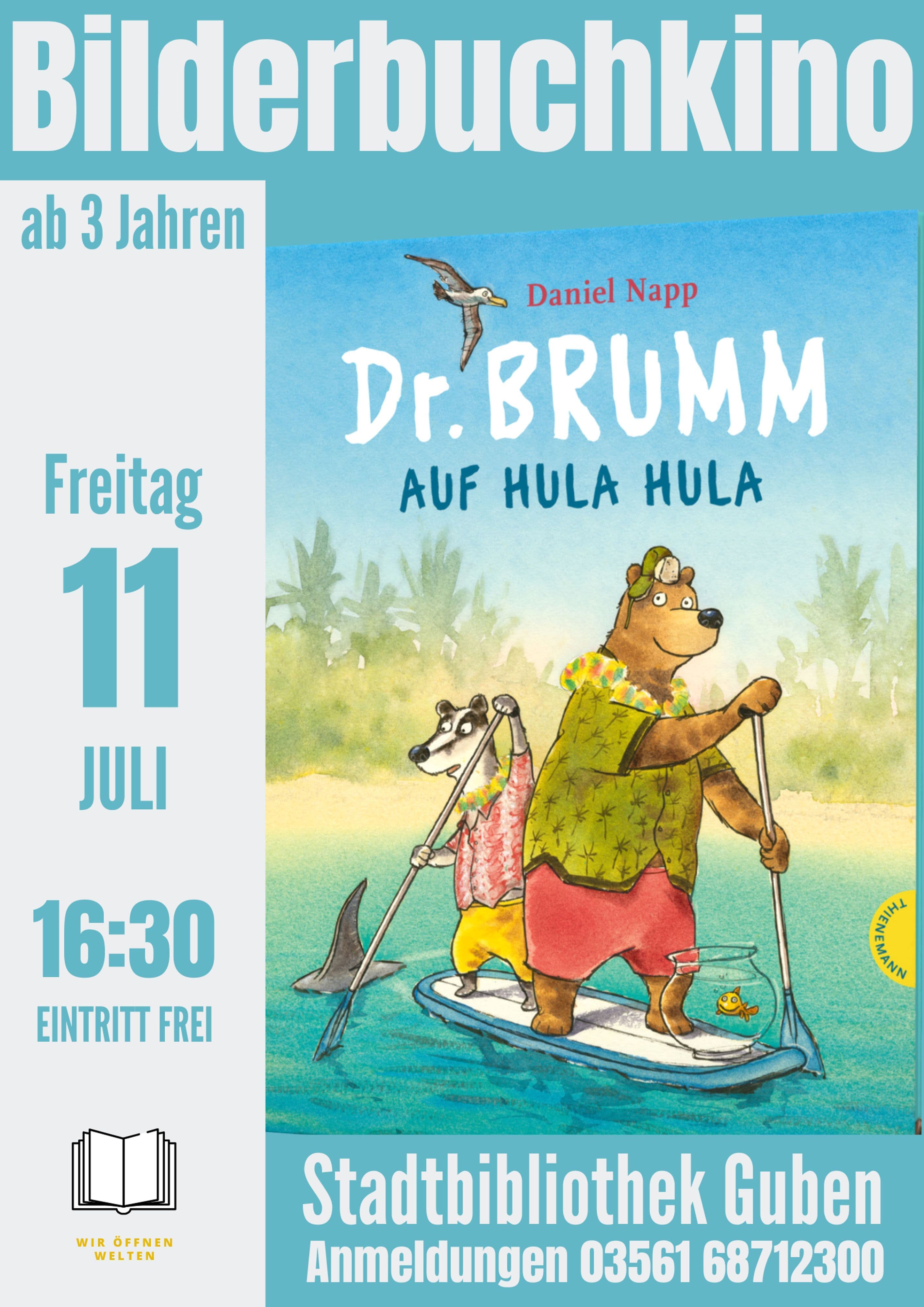 Lachabenteuer mit Dr. Brumm im Bilderbuchkino