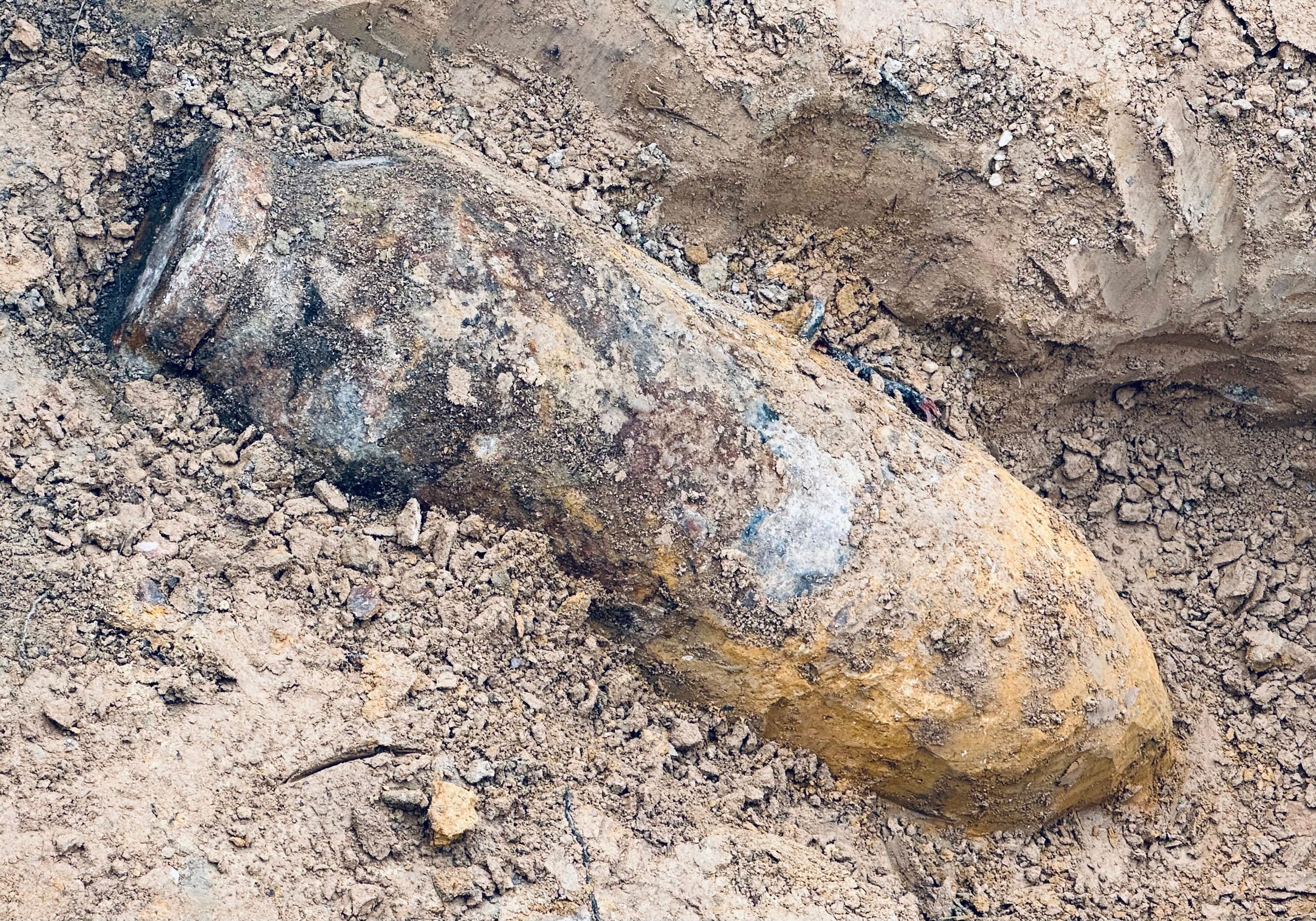 Weltkriegsbombe in Cottbus gefunden