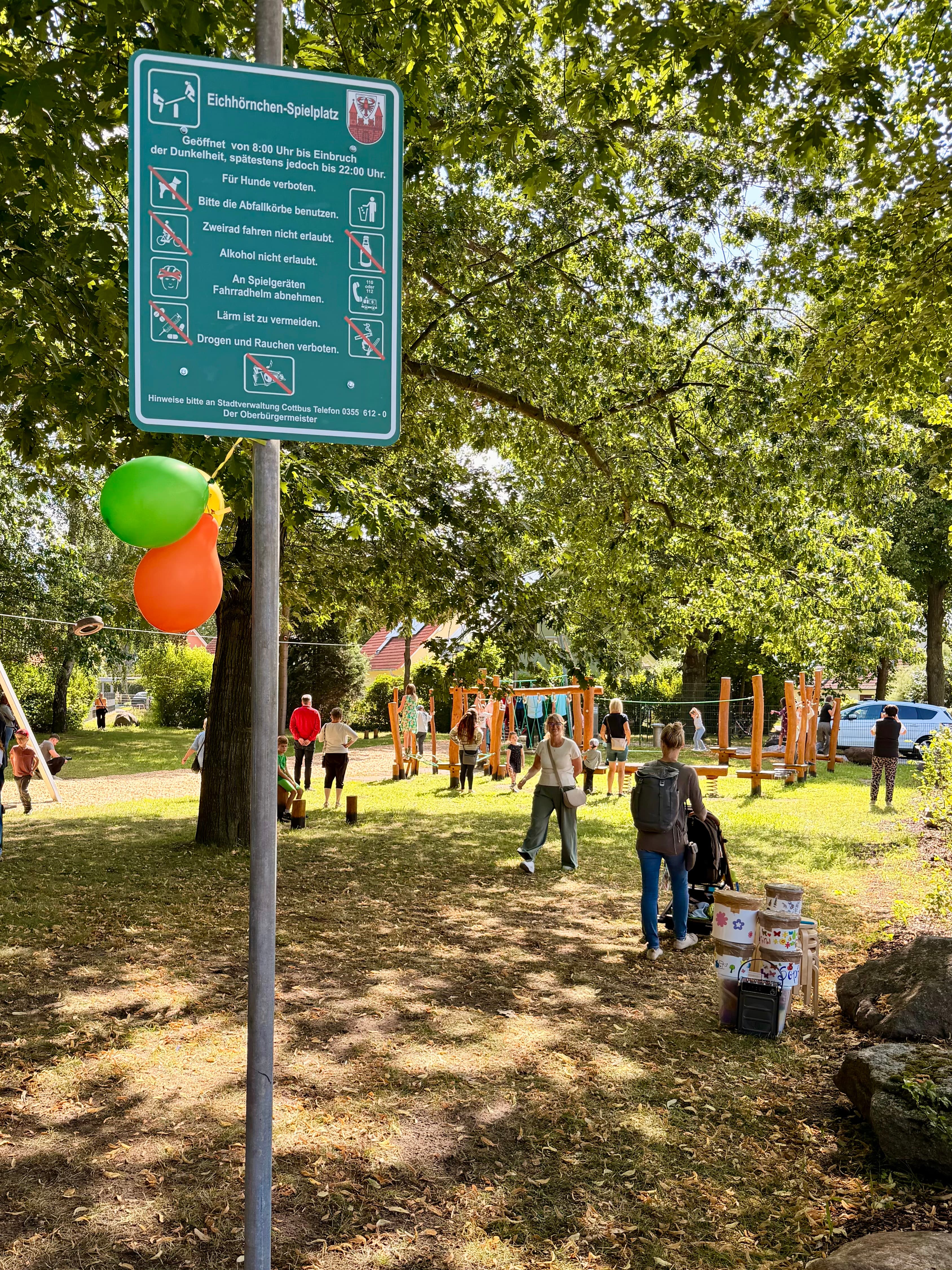 Merzdorf weiht neuen „Eichhörnchen Spielplatz“ ein