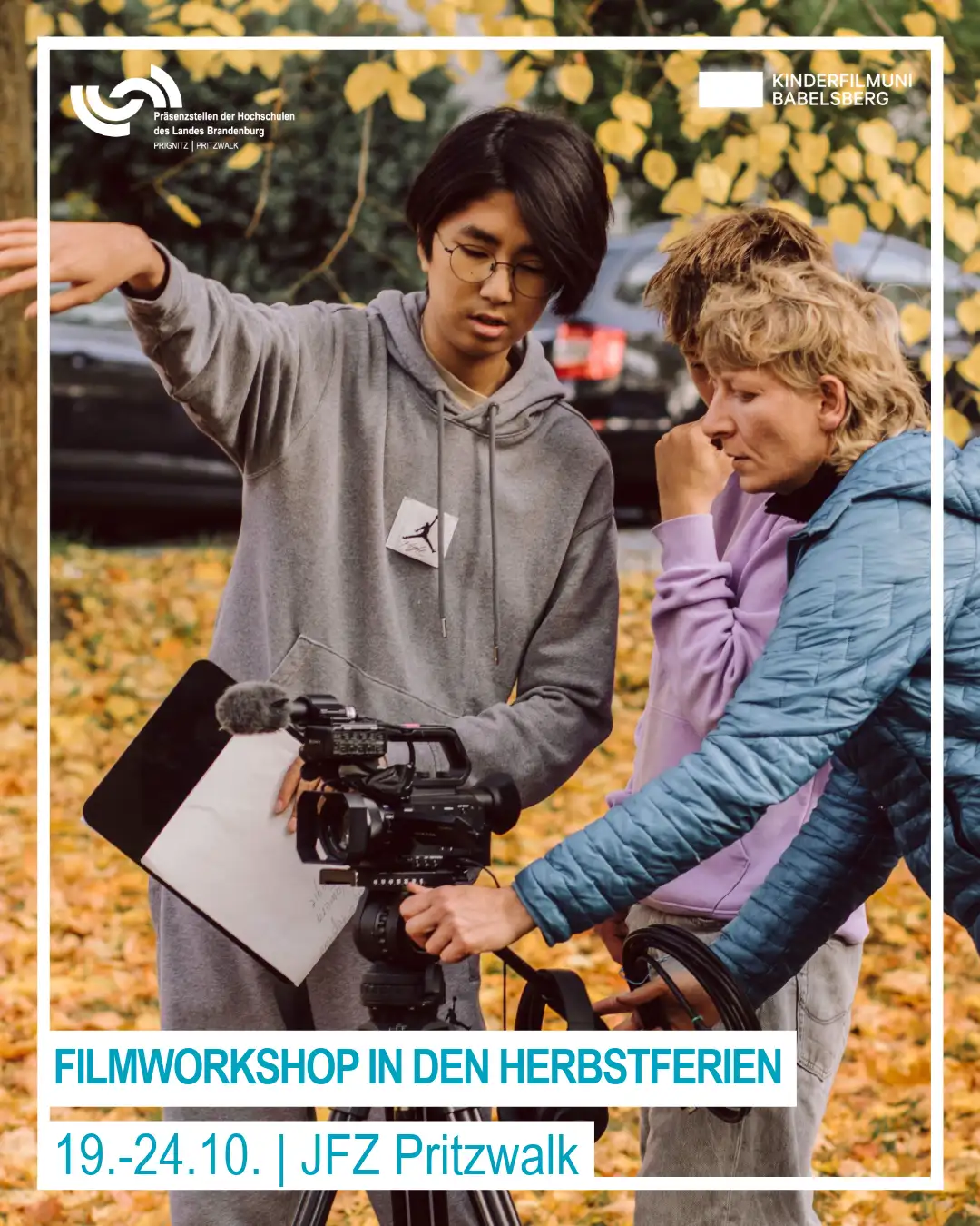 Jugendliche zwischen 13 und 16 Jahren können in den Herbstferien an einem Filmworkshop im JFZ Nord teilnehmen.