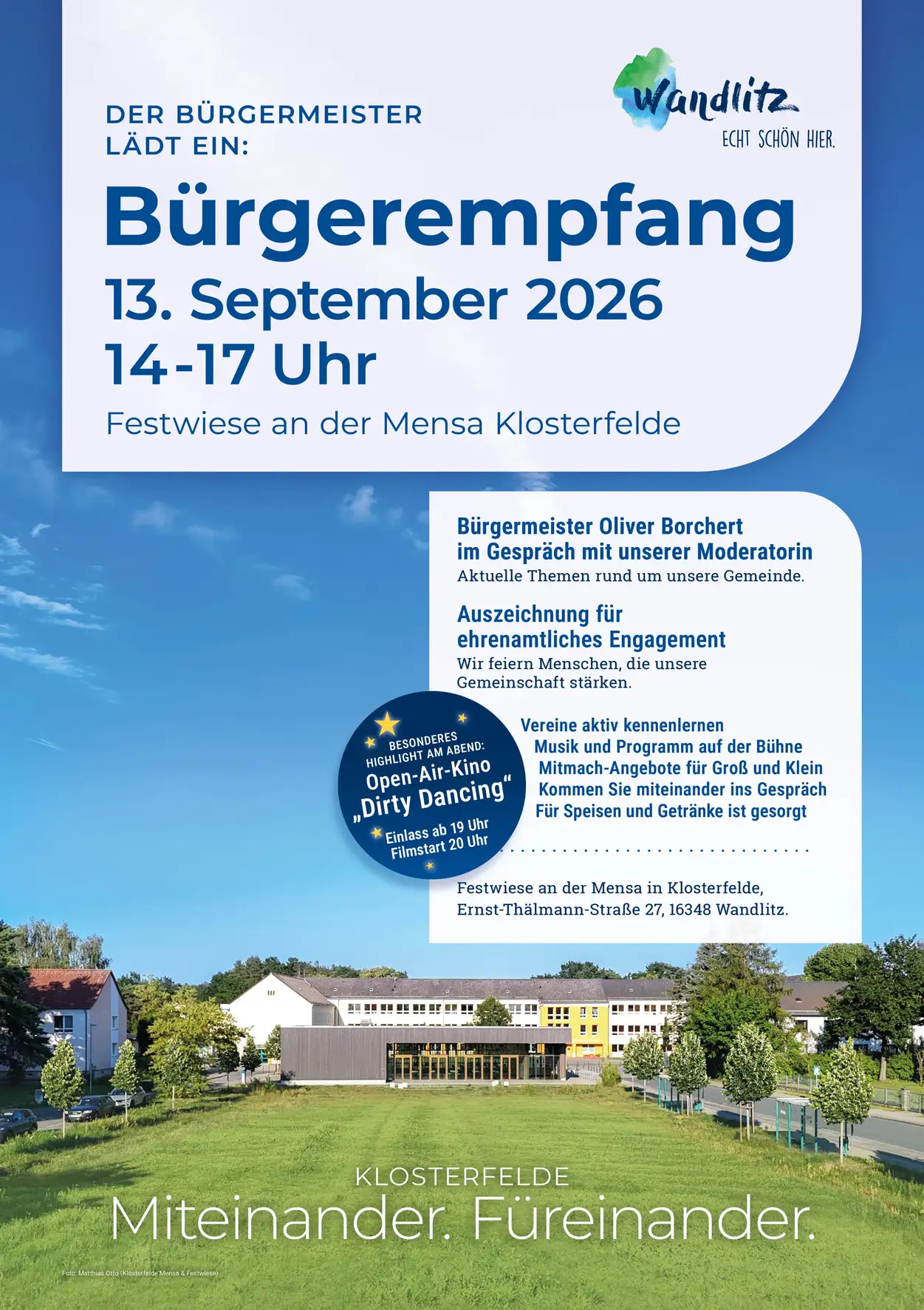 Bürgerempfang in Klosterfelde: Begegnung, Austausch und Ehrenamt