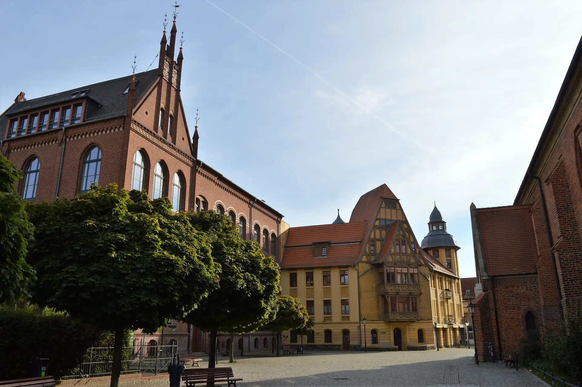 Archivfoto Martin-Luther-Platz Hinweis: Urheberrecht der Fotos liegt bei der Stadt Nauen.