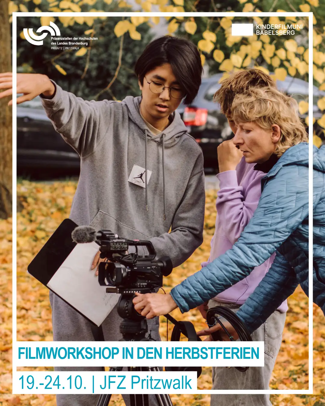 Jugendliche zwischen 13 und 16 Jahren können in den Herbstferien an einem Filmworkshop im JFZ Nord teilnehmen.