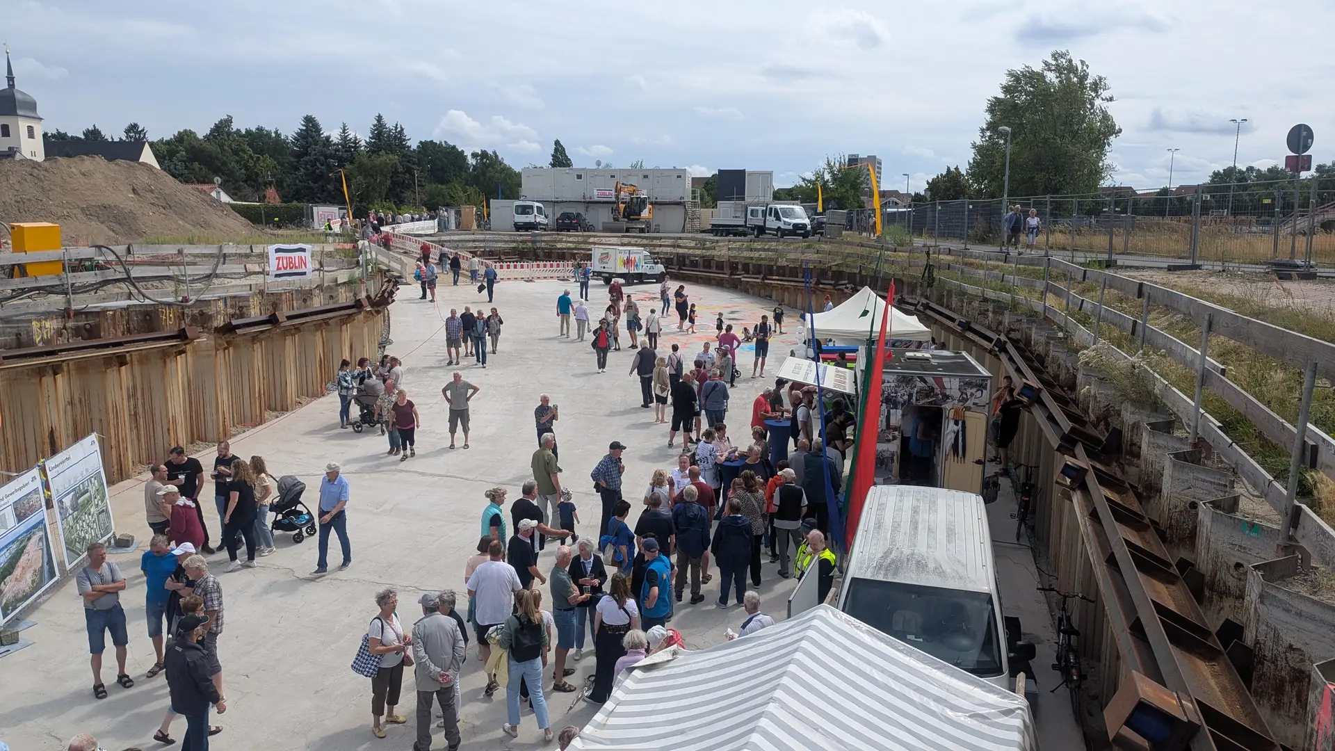 Am 11. September veranstaltet die Stadt Lübbenau/Spreewald einen Tag der offenen Baustelle am Nordkopf.