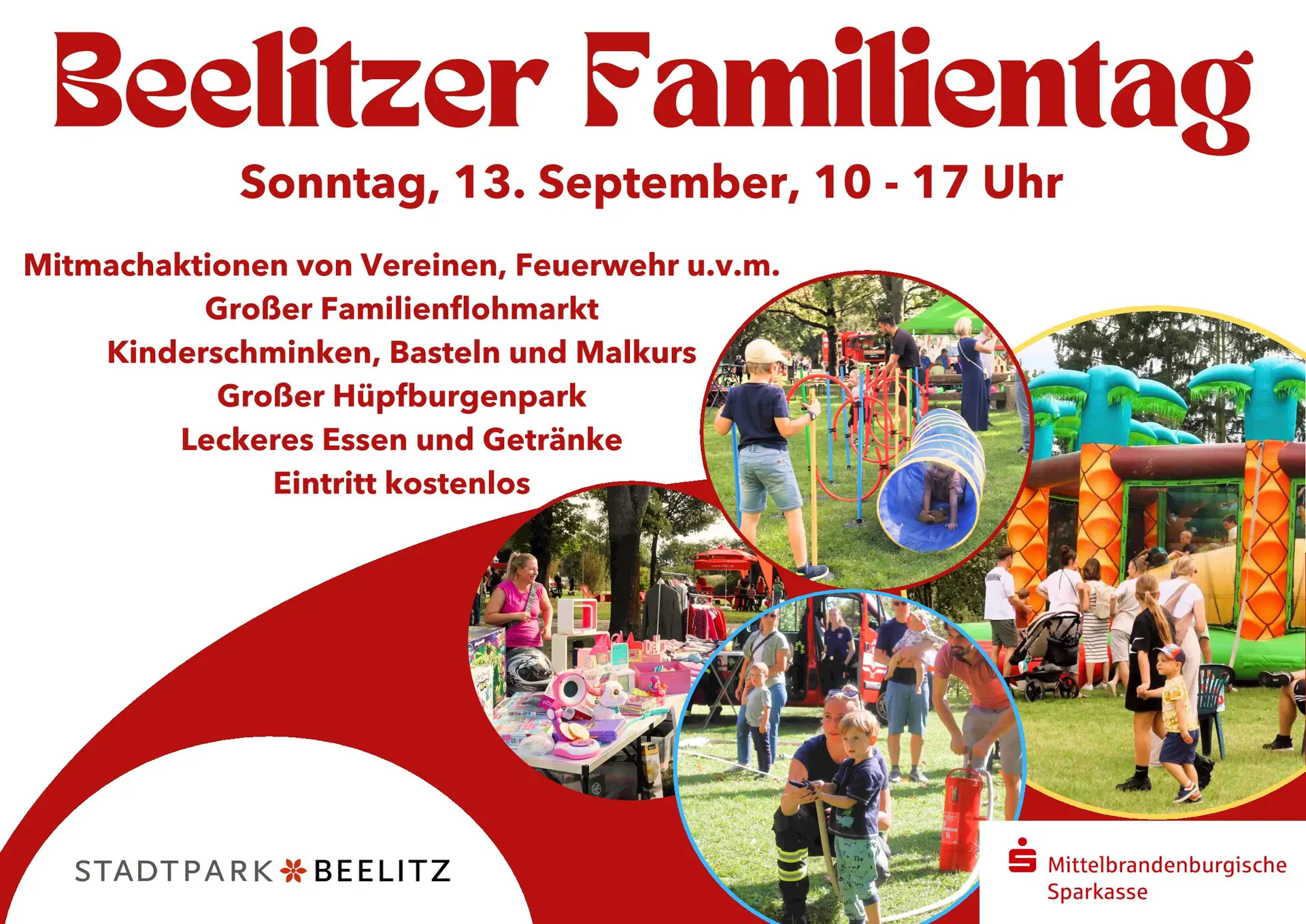Beelitzer Familientag im Stadtpark: Spiel, Spaß und Mitmachaktionen für Kinder